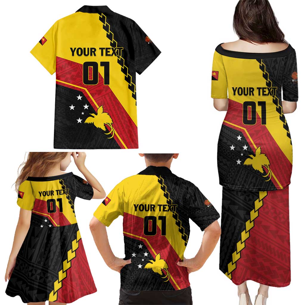 Custom PNG Family Matching Puletasi and Hawaiian Shirt The Kumuls Are On A Roll LT01 - Polynesian Pride