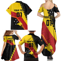 Custom PNG Family Matching Summer Maxi Dress and Hawaiian Shirt The Kumuls Are On A Roll LT01 - Polynesian Pride