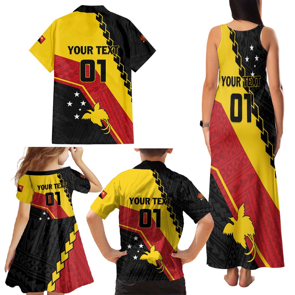 Custom PNG Family Matching Tank Maxi Dress and Hawaiian Shirt The Kumuls Are On A Roll LT01 - Polynesian Pride