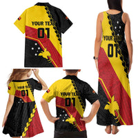 Custom PNG Family Matching Tank Maxi Dress and Hawaiian Shirt The Kumuls Are On A Roll LT01 - Polynesian Pride