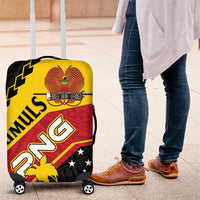 PNG Luggage Cover The Kumuls Are On A Roll LT01 Black - Polynesian Pride