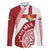 Custom Tonga Rugby Mate Maa Family Matching Tank Maxi Dress and Hawaiian Shirt Ngatu Pattern