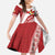 Custom Tonga Rugby Mate Maa Kid Short Sleeve Dress Ngatu Pattern