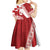 Custom Tonga Rugby Mate Maa Kid Short Sleeve Dress Ngatu Pattern