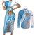 Custom Fiji Rugby Bati Couples Matching Short Sleeve Bodycon Dress and Long Sleeve Button Shirt Tapa Pattern