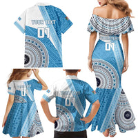 Custom Fiji Rugby Bati Family Matching Mermaid Dress and Hawaiian Shirt Tapa Pattern LT01 - Polynesian Pride