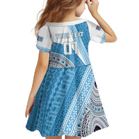 Custom Fiji Rugby Bati Family Matching Off Shoulder Maxi Dress and Hawaiian Shirt Tapa Pattern LT01 - Polynesian Pride