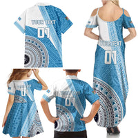 Custom Fiji Rugby Bati Family Matching Summer Maxi Dress and Hawaiian Shirt Tapa Pattern LT01 - Polynesian Pride