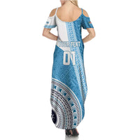 Custom Fiji Rugby Bati Family Matching Summer Maxi Dress and Hawaiian Shirt Tapa Pattern LT01 - Polynesian Pride
