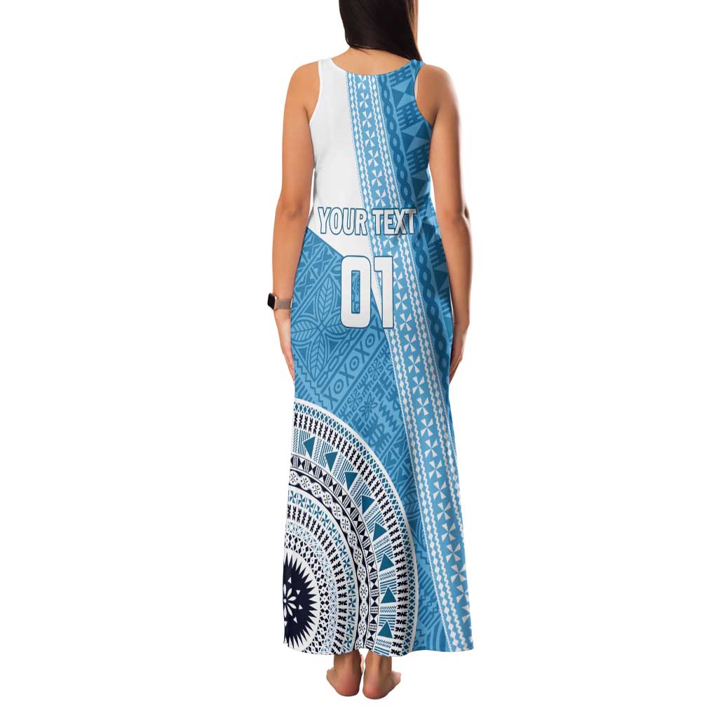 Custom Fiji Rugby Bati Family Matching Tank Maxi Dress and Hawaiian Shirt Tapa Pattern LT01 - Polynesian Pride