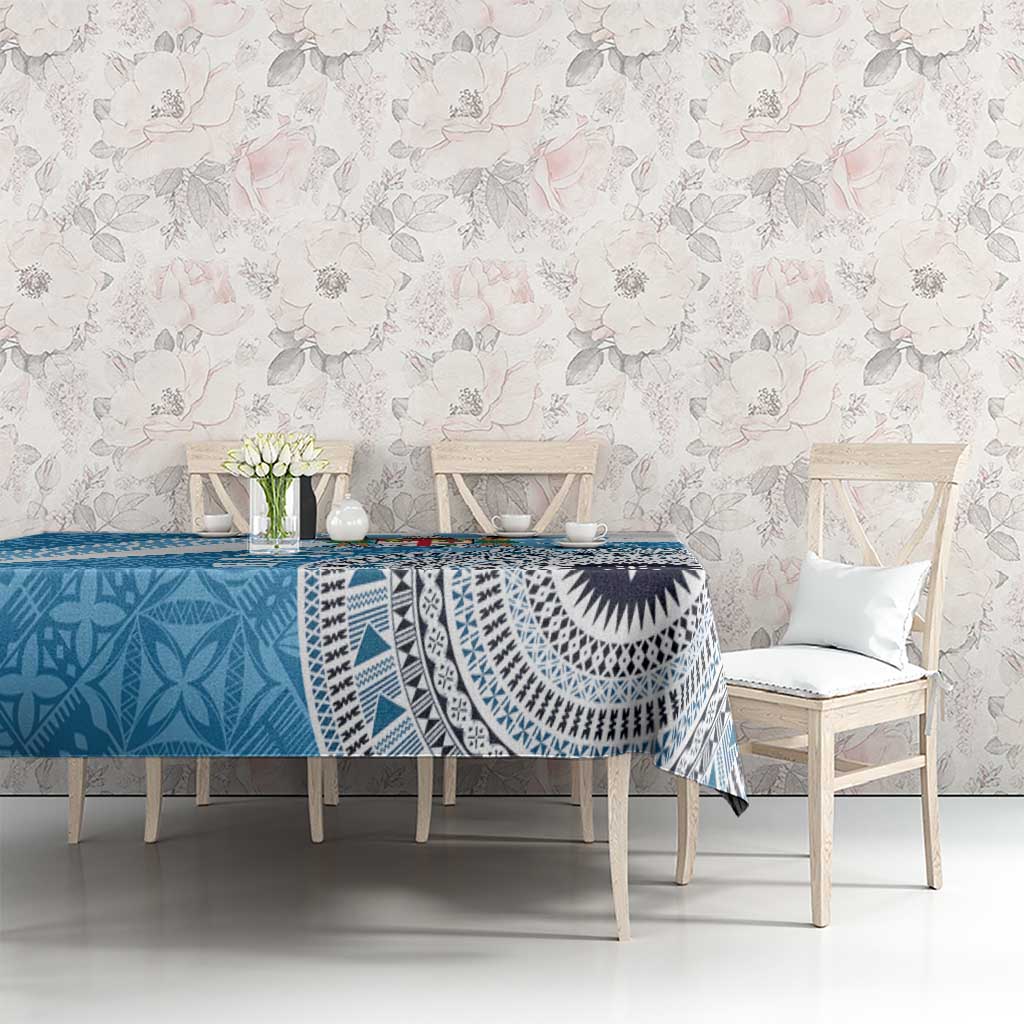 Fiji Rugby Bati Tablecloth Tapa Pattern