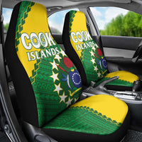 Cook Islands Rugby Kukis Car Seat Cover Circle Stars LT01 - Polynesian Pride