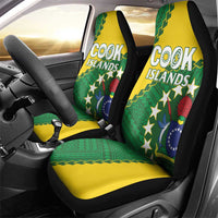 Cook Islands Rugby Kukis Car Seat Cover Circle Stars LT01 - Polynesian Pride