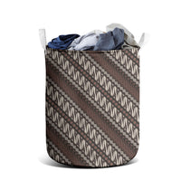 Yogyakarta Parang Batik Motifs Laundry Basket Indonesian Traditional Pattern