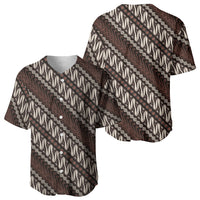 Yogyakarta Parang Batik Motifs Baseball Jersey Indonesian Traditional Pattern