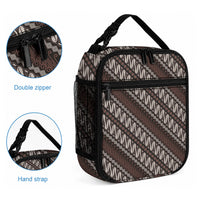 Yogyakarta Parang Batik Motifs Lunch Bag Indonesian Traditional Pattern LT01 - Polynesian Pride