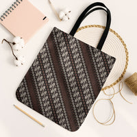 Yogyakarta Parang Batik Motifs Tote Bag Indonesian Traditional Pattern