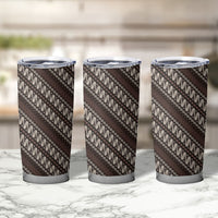 Yogyakarta Parang Batik Motifs Tumbler Cup Indonesian Traditional Pattern