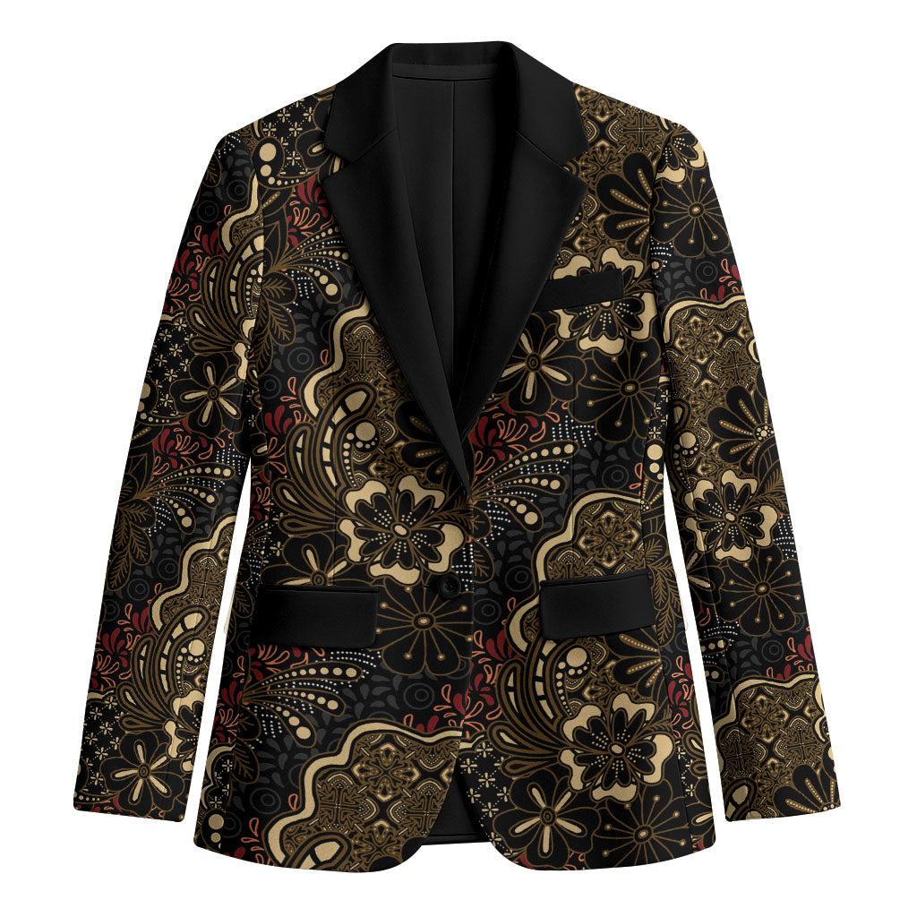 Batik Sekar Jagad Blazer Indonesian Traditional Pattern
