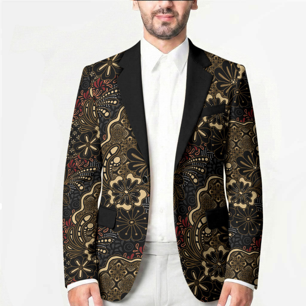 Batik Sekar Jagad Blazer Indonesian Traditional Pattern
