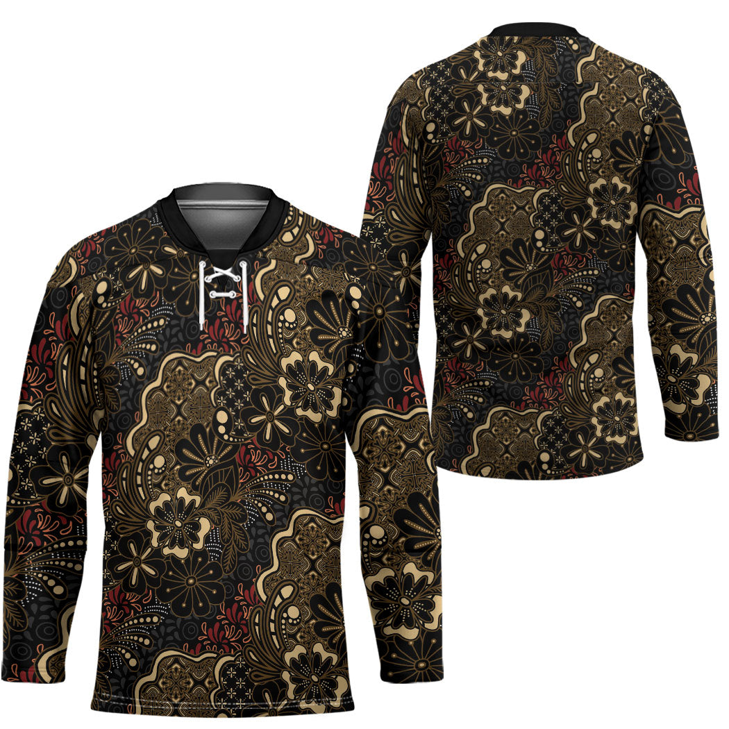 Batik Sekar Jagad Hockey Jersey Indonesian Traditional Pattern