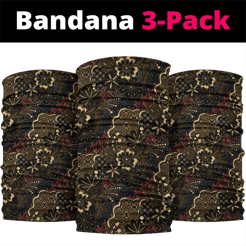 Batik Sekar Jagad Neck Gaiter Indonesian Traditional Pattern