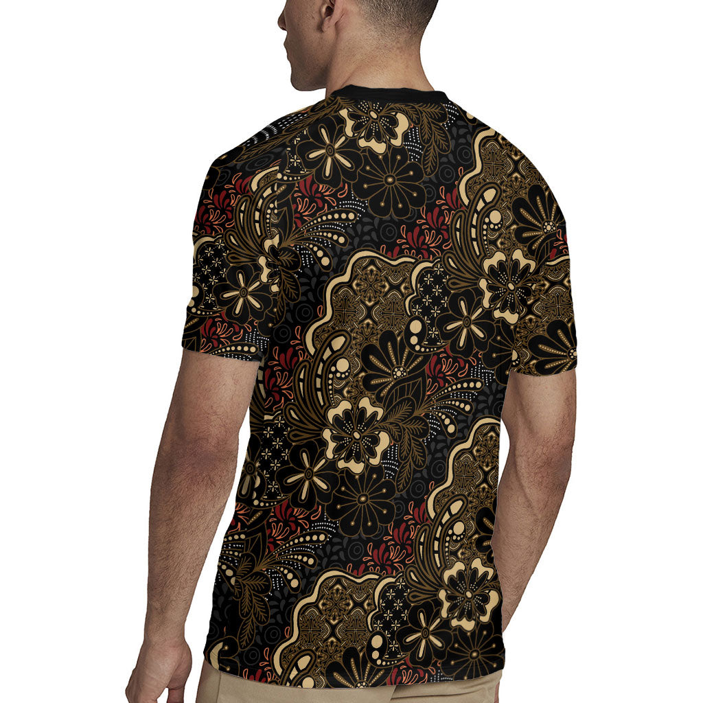 Batik Sekar Jagad Rugby Jersey Indonesian Traditional Pattern