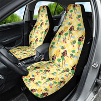 Hawaii Hula Girl Tropical Car Seat Cover Yellow Palaka LT01 - Polynesian Pride