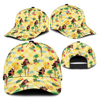 Hawaii Hula Girl Tropical Classic Cap Yellow Palaka LT01 - Polynesian Pride