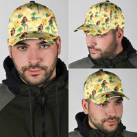 Hawaii Hula Girl Tropical Classic Cap Yellow Palaka LT01 - Polynesian Pride