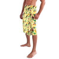Hawaii Hula Girl Tropical Lavalava Yellow Palaka LT01 - Polynesian Pride