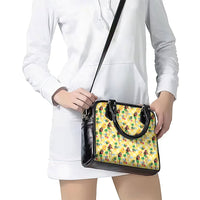 Hawaii Hula Girl Tropical Shoulder Handbag Yellow Palaka LT01 - Polynesian Pride