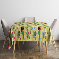 Hawaii Hula Girl Tropical Tablecloth Yellow Palaka LT01 - Polynesian Pride
