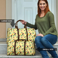 Hawaii Hula Girl Tropical Travel Bag Yellow Palaka LT01 - Polynesian Pride