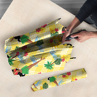 Hawaii Hula Girl Tropical Umbrella Yellow Palaka LT01 - Polynesian Pride