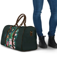 Hawaii Hummingbird Tropical Flowers Travel Bag Dark Green LT01 - Polynesian Pride