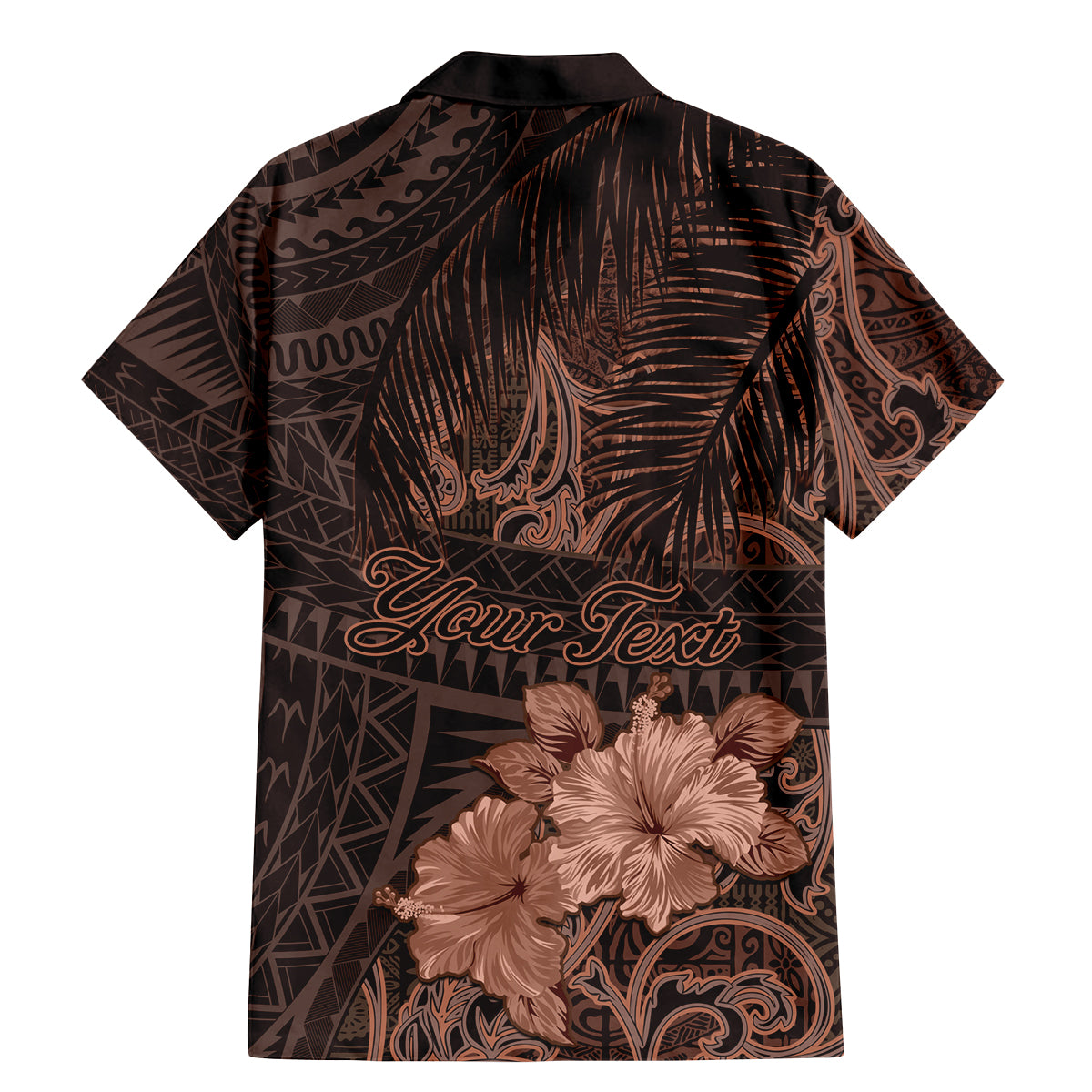 Bula Fiji Masi Family Matching Mermaid Dress and Hawaiian Shirt Fijian Tapa Vintage Dark Brown Version LT01 - Polynesian Pride
