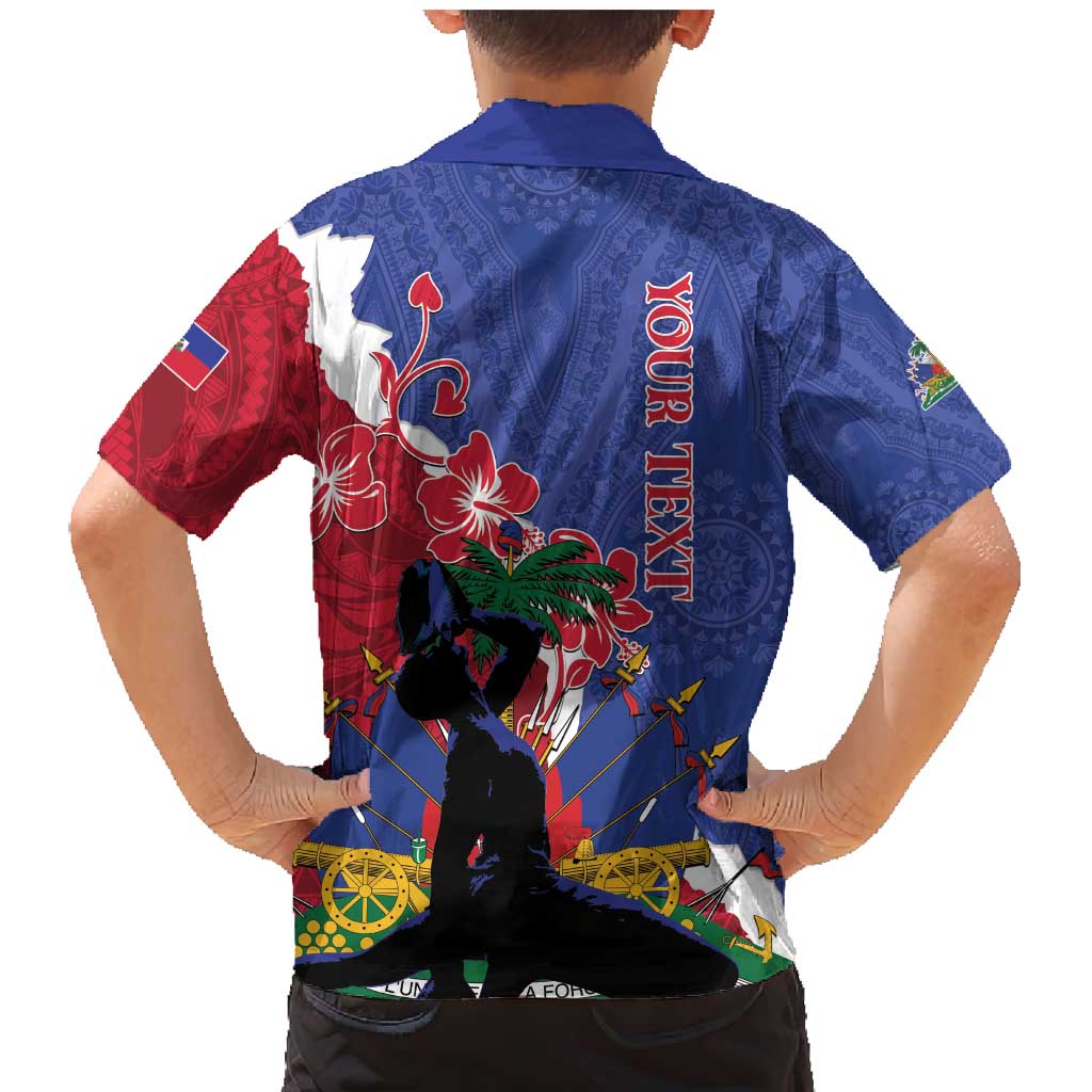 Personalised Haiti Le Marron Inconnu Family Matching Mermaid Dress and Hawaiian Shirt Dashiki Mix Polynesian Pattern LT01 - Polynesian Pride