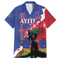 Personalised Haiti Le Marron Inconnu Hawaiian Shirt Dashiki Mix Polynesian Pattern LT01 Blue - Polynesian Pride