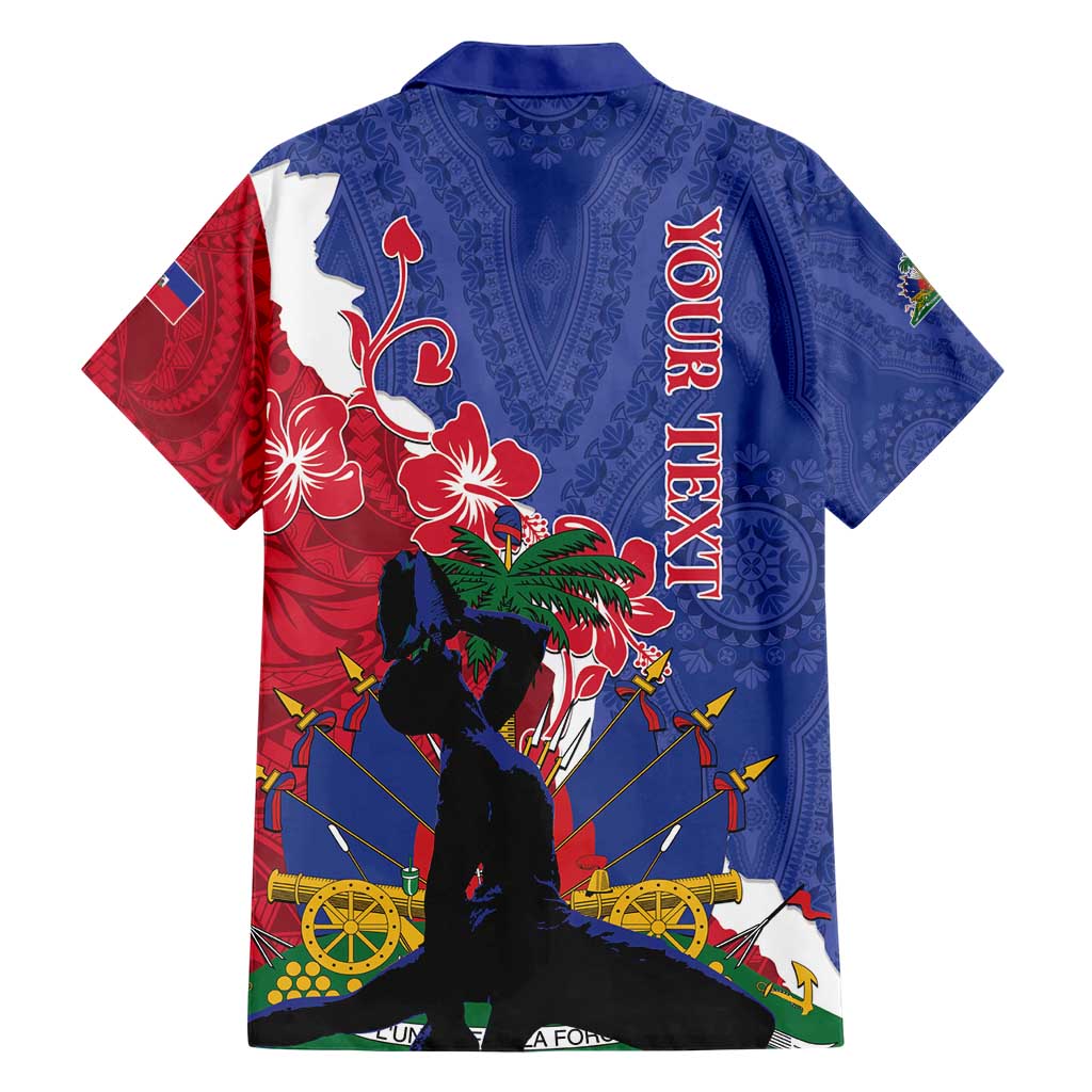 Personalised Haiti Le Marron Inconnu Hawaiian Shirt Dashiki Mix Polynesian Pattern LT01 - Polynesian Pride