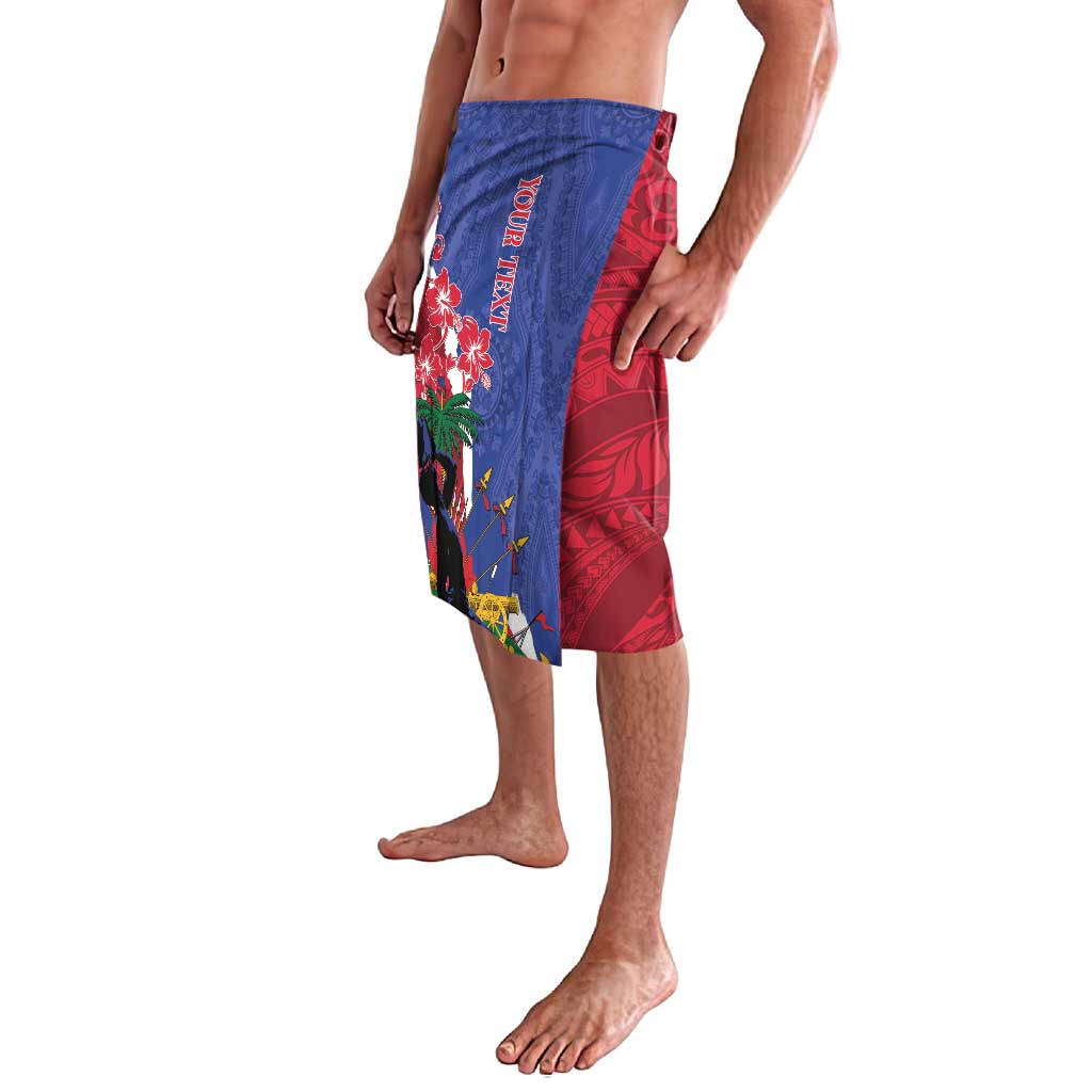 Personalised Haiti Le Marron Inconnu Lavalava Dashiki Mix Polynesian Pattern