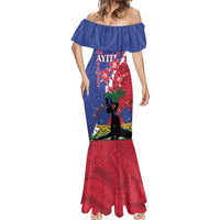 Personalised Haiti Le Marron Inconnu Mermaid Dress Dashiki Mix Polynesian Pattern LT01 - Polynesian Pride