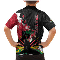 Personalised Ayiti Neg Marron Family Matching Mermaid Dress and Hawaiian Shirt Dashiki Mix Polynesian Pattern LT01 - Polynesian Pride