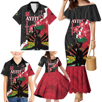 Personalised Ayiti Neg Marron Family Matching Mermaid Dress and Hawaiian Shirt Dashiki Mix Polynesian Pattern LT01 - Polynesian Pride