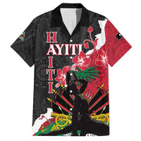 Personalised Ayiti Neg Marron Family Matching Summer Maxi Dress and Hawaiian Shirt Dashiki Mix Polynesian Pattern LT01 Dad's Shirt - Short Sleeve Black - Polynesian Pride