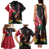 Personalised Ayiti Neg Marron Family Matching Tank Maxi Dress and Hawaiian Shirt Dashiki Mix Polynesian Pattern LT01 - Polynesian Pride