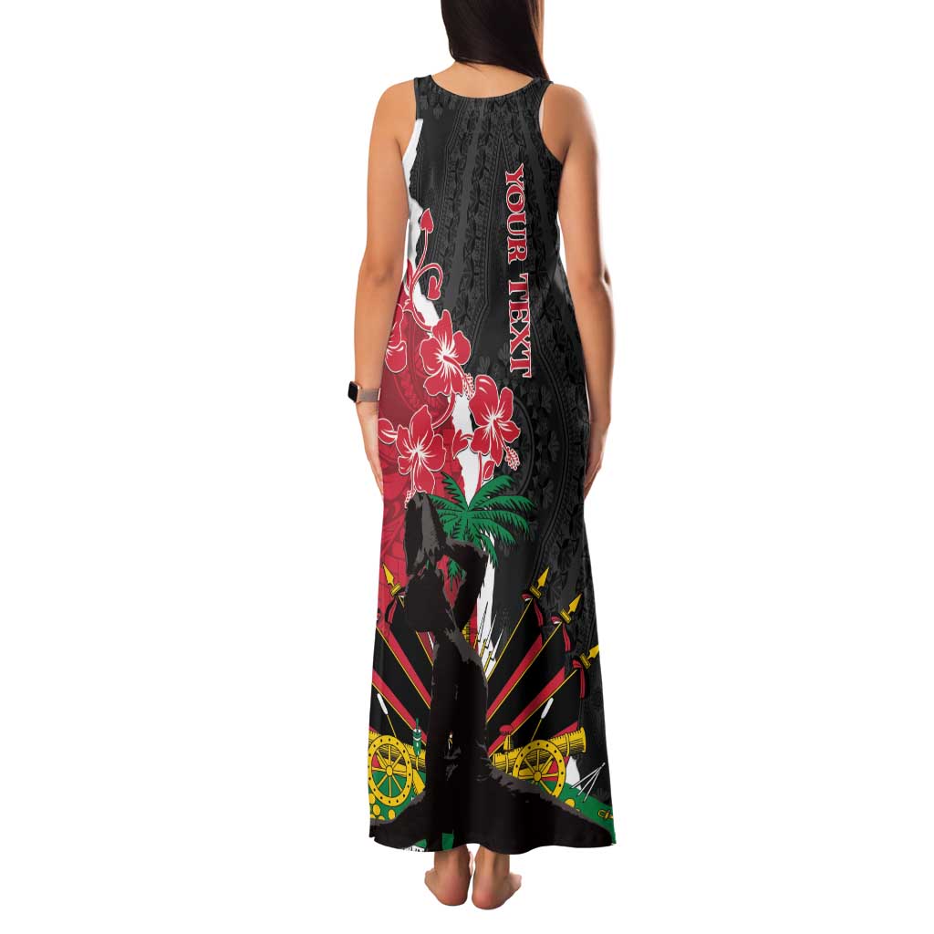 Personalised Ayiti Neg Marron Family Matching Tank Maxi Dress and Hawaiian Shirt Dashiki Mix Polynesian Pattern LT01 - Polynesian Pride