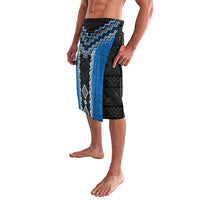 Blue Niho Taniwha Mix Poutama Lavalava Unique Taniko Aotearoa