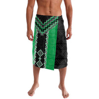 Green Niho Taniwha Mix Poutama Lavalava Unique Taniko Aotearoa LT01 Green - Polynesian Pride