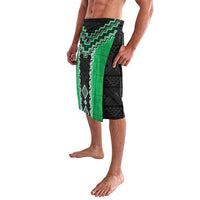 Green Niho Taniwha Mix Poutama Lavalava Unique Taniko Aotearoa LT01 - Polynesian Pride